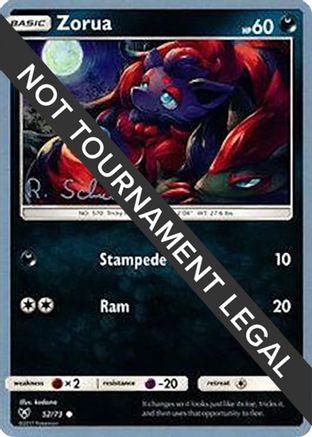 Zorua (52/73) (Victory Map - Robin Schulz) [World Championships 2018]-1