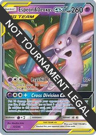 Espeon & Deoxys GX (72/236) (Perfection - Henry Brand) [World Championships 2019]-1