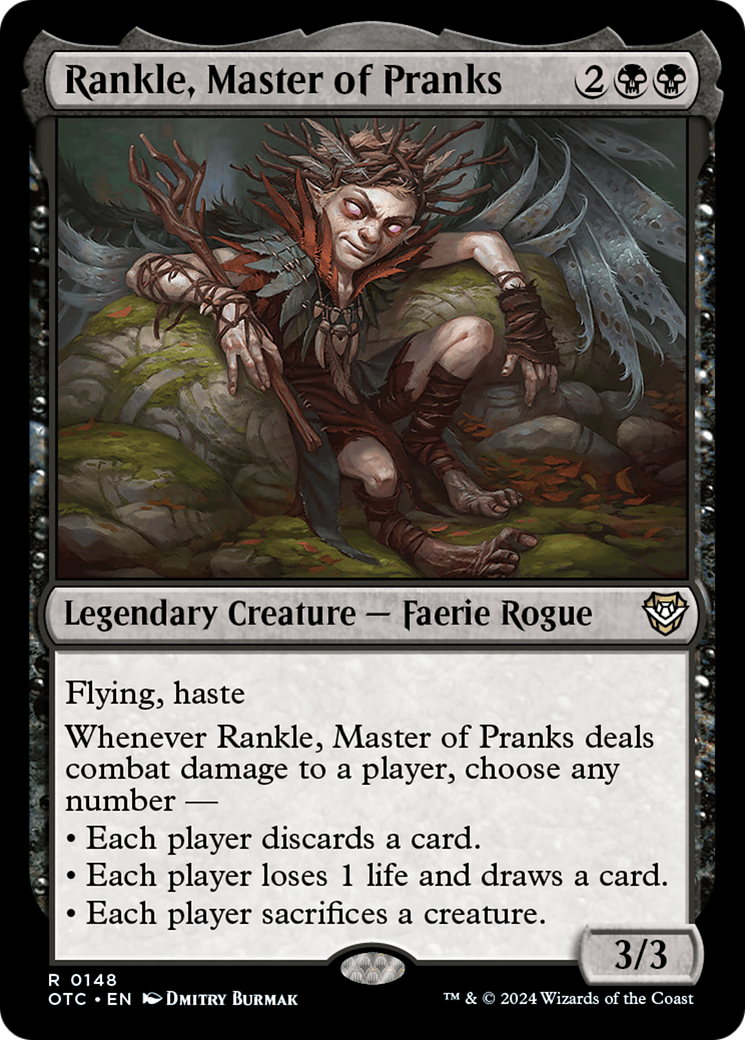 Rankle, Master of Pranks [Outlaws of Thunder Junction Commander]-1