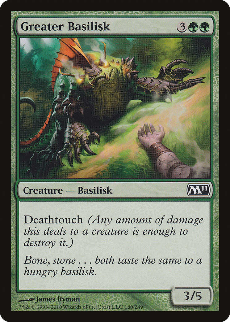 Greater Basilisk [Magic 2011]-1