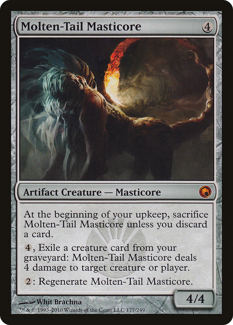 Molten-Tail Masticore [Scars of Mirrodin]-1