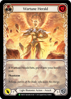 Wartune Herald (Red Extended Art) [FAB035] (Promo)  Rainbow Foil-1