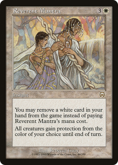 Reverent Mantra [Mercadian Masques]-1