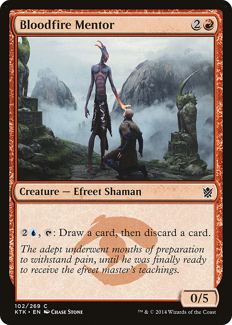 Bloodfire Mentor [Khans of Tarkir]-1