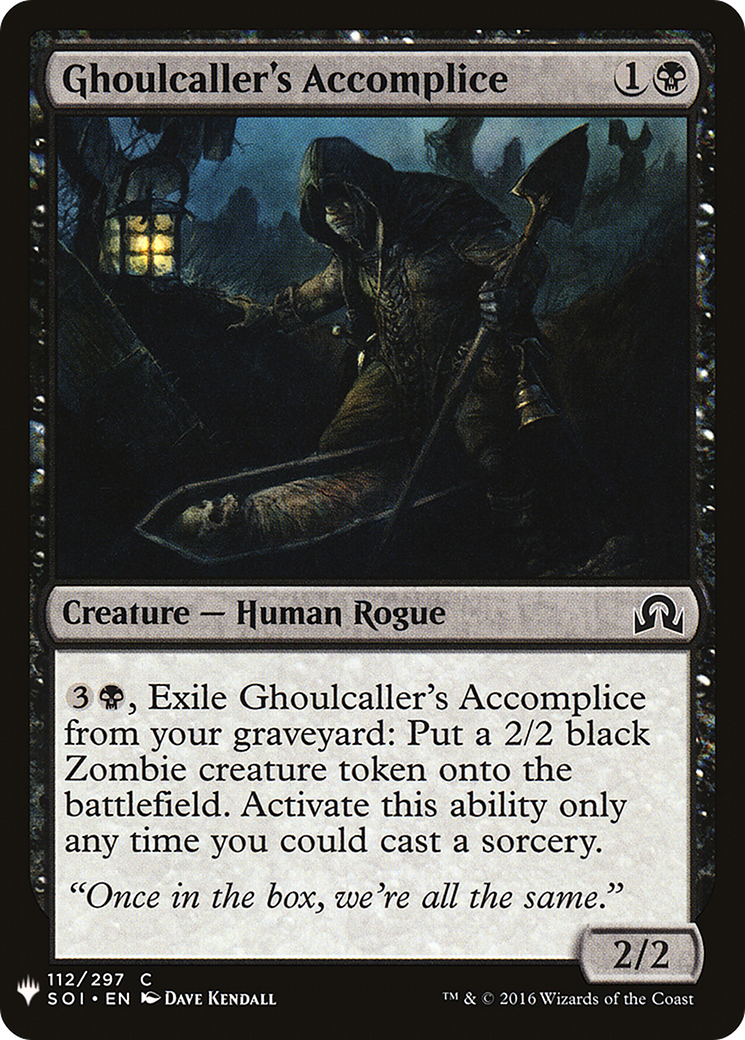 Ghoulcaller's Accomplice [Mystery Booster]-1