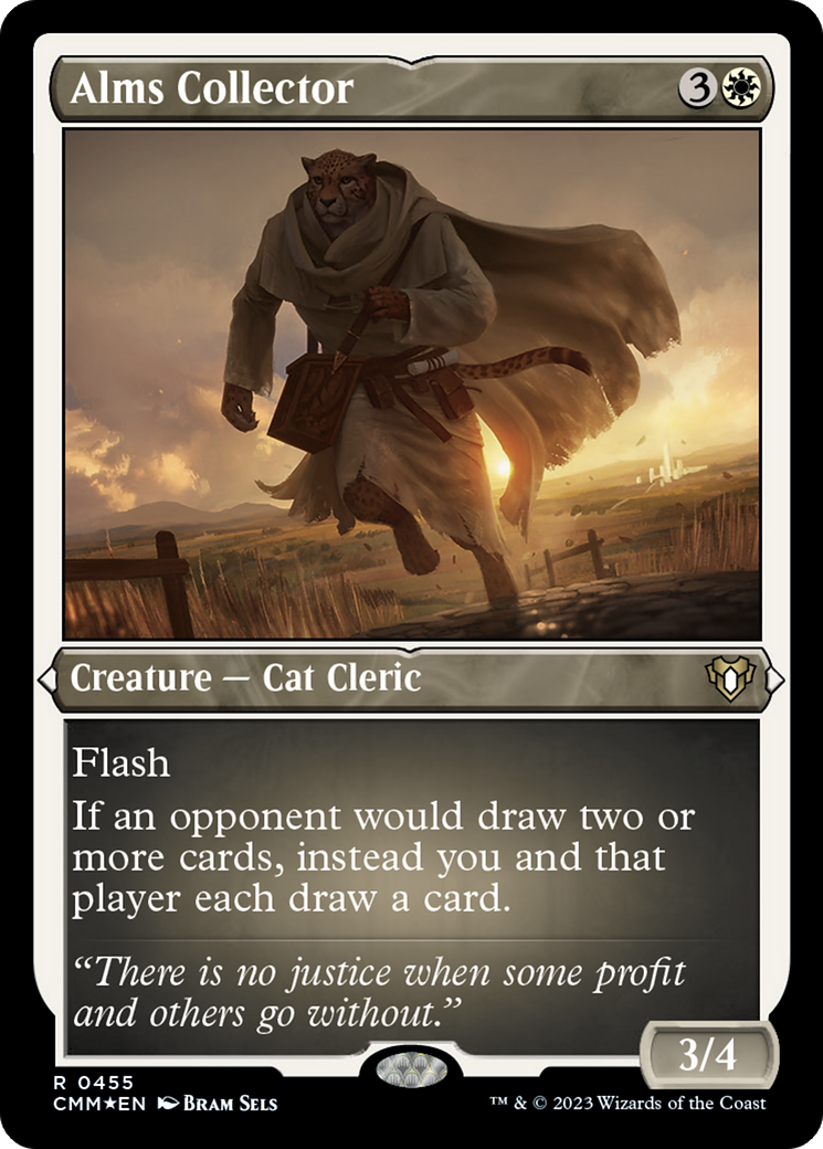 Alms Collector (Foil Etched) (CMM-455) - Commander Masters Foil-1