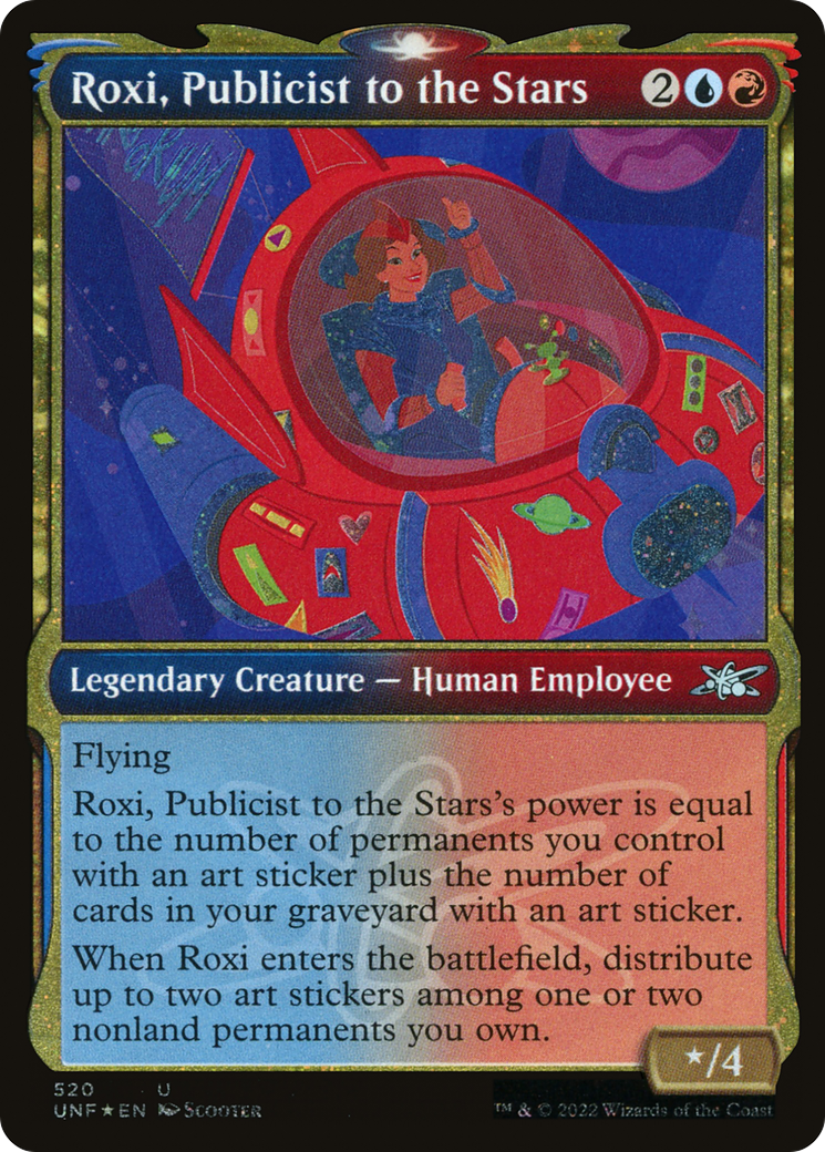 Roxi, Publicist to the Stars (Showcase) (Galaxy Foil) [Unfinity]-1