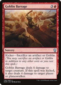 Goblin Barrage [Dominaria]-1