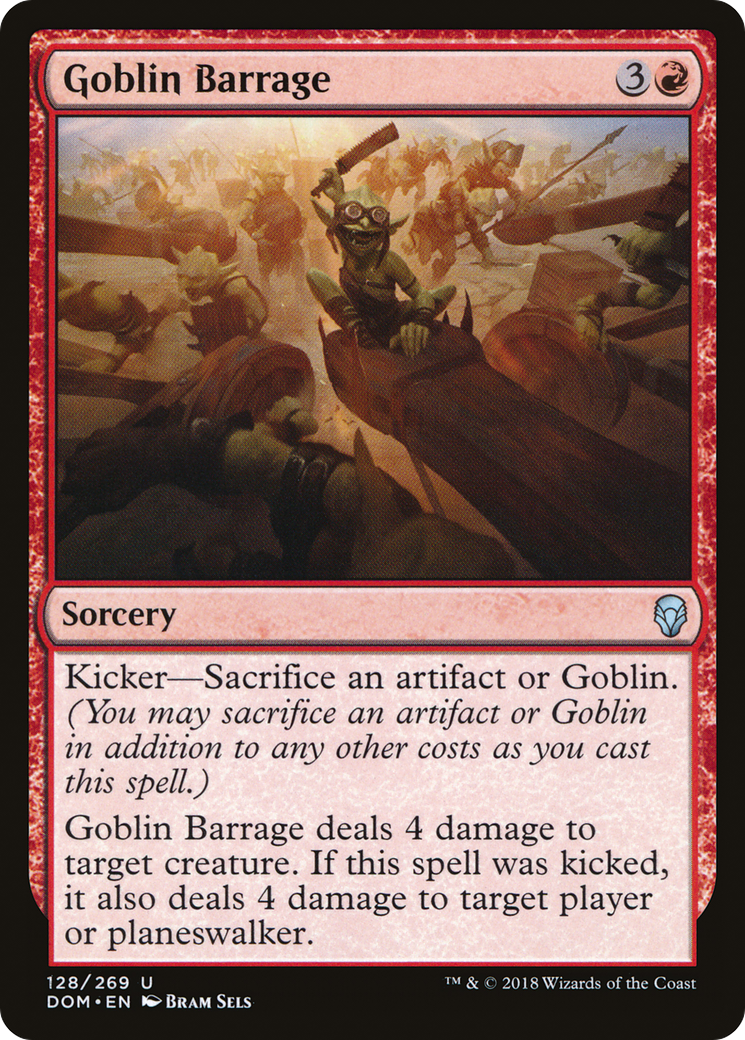 Goblin Barrage [Dominaria]-1
