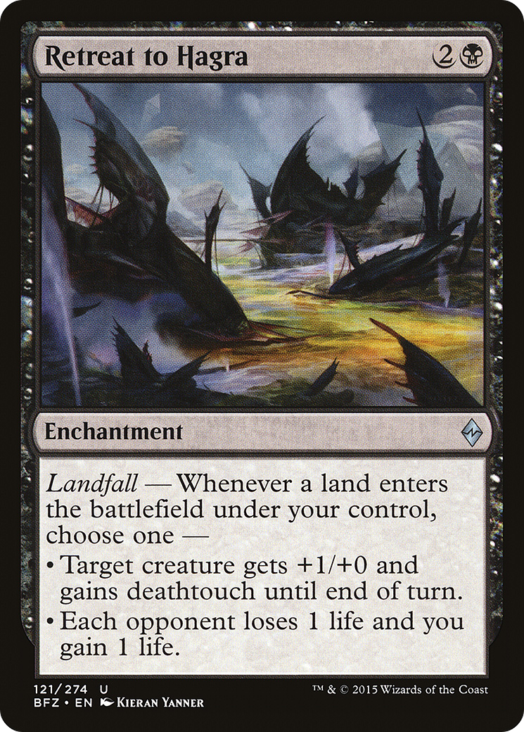 Retreat to Hagra [Battle for Zendikar]-1