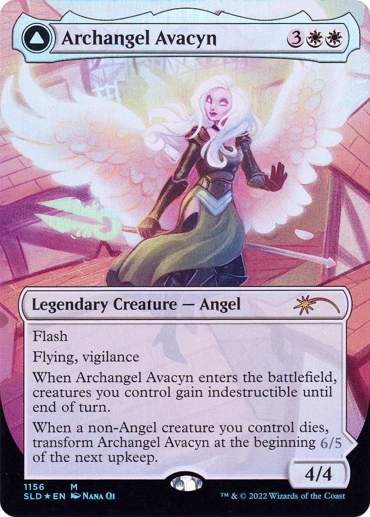 Archangel Avacyn // Avacyn, the Purifier (Borderless) [Secret Lair: From Cute to Brute]-3