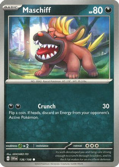 Maschiff (136/198) [Scarlet & Violet: Base Set]-1