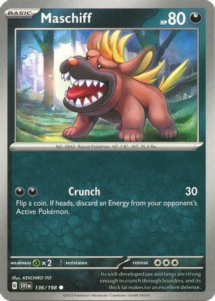 Maschiff (136/198) [Scarlet & Violet: Base Set]-1