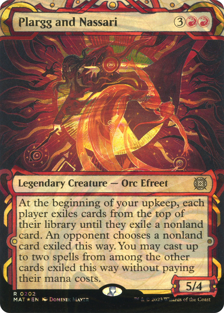 Plargg and Nassari (Showcase Halo Foil) [March of the Machine: The Aftermath]-1