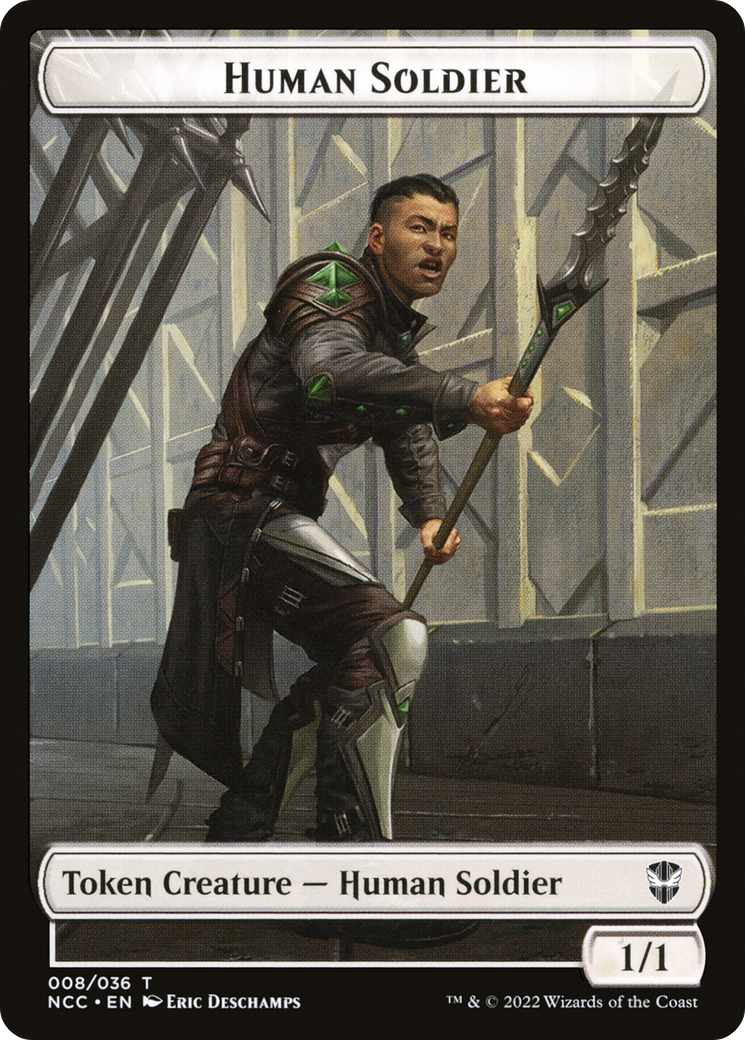 Human Soldier (TNCC-008) - New Capenna Commander Tokens-1