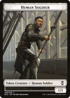 Human Soldier (TNCC-008) - New Capenna Commander Tokens-1