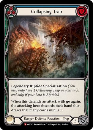Collapsing Trap [OUT103] (Outsiders)  Rainbow Foil-1