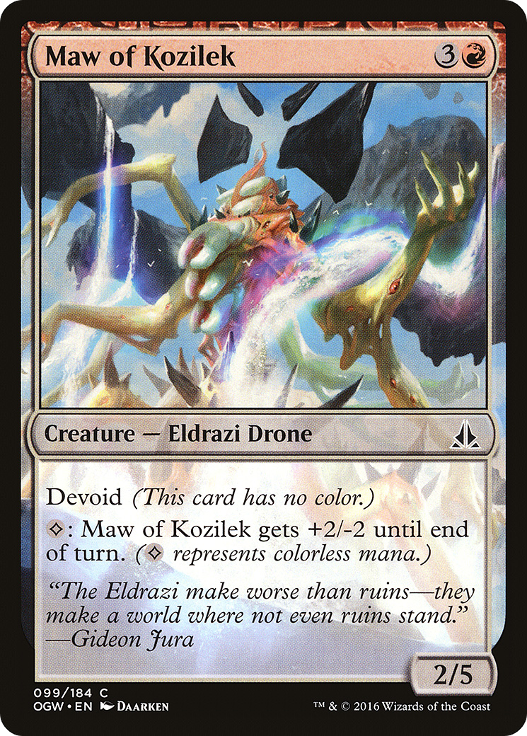 Maw of Kozilek [Oath of the Gatewatch]-1