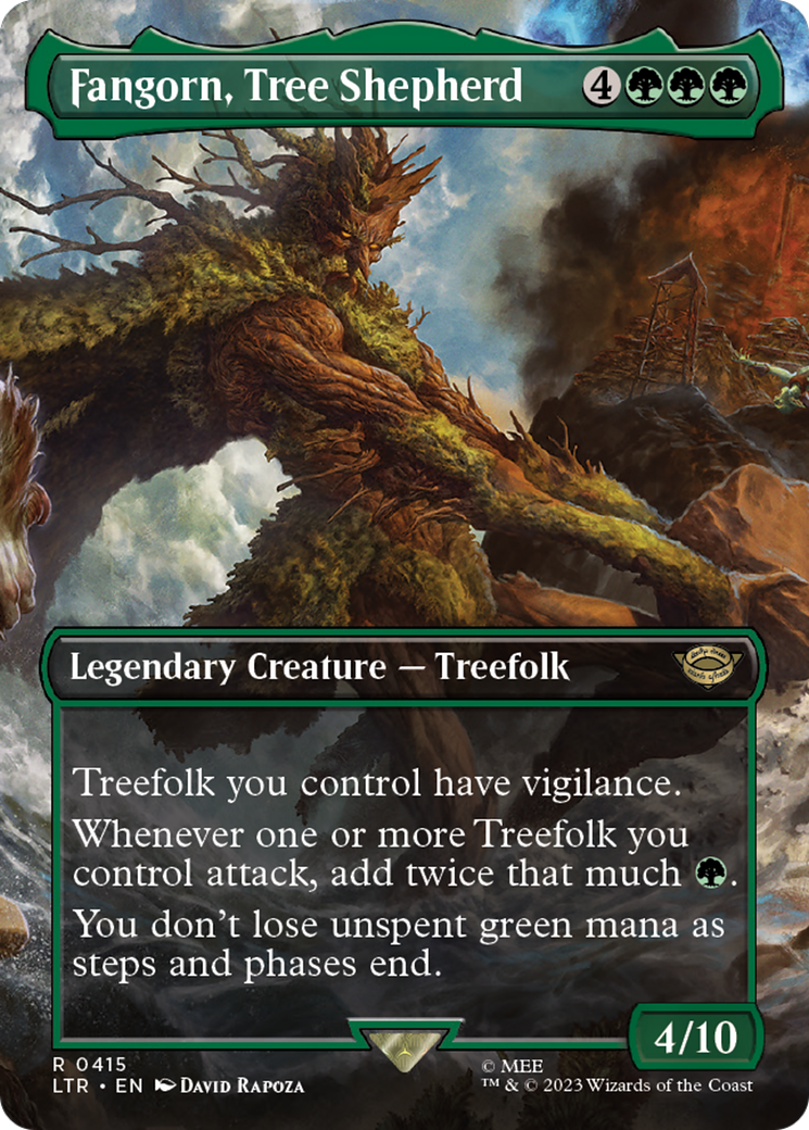 Fangorn, Tree Shepherd (Borderless Alternate Art) [The Lord of the Rings: Tales of Middle-Earth]-1