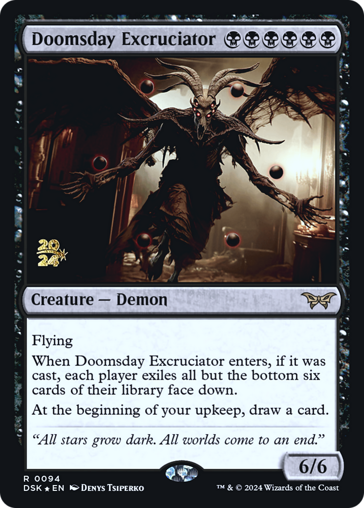 Doomsday Excruciator [Duskmourn: House of Horror Prerelease Promos]-1