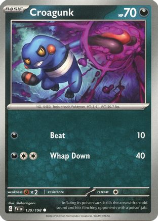 Croagunk (130/198) [Scarlet & Violet: Base Set]-1
