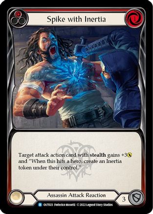 Spike with Inertia (Red) [OUT023] (Outsiders)  Rainbow Foil-3