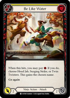 Be Like Water (Yellow) [OUT069] (Outsiders)  Rainbow Foil-1