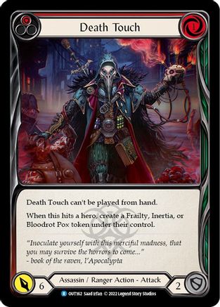 Death Touch (Red) [OUT162] (Outsiders)  Rainbow Foil-1