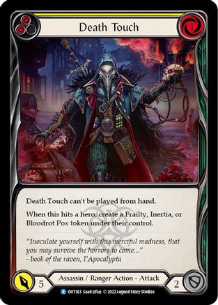 Death Touch (Yellow) [OUT163] (Outsiders)  Rainbow Foil-1