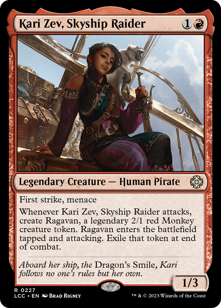 Kari Zev, Skyship Raider [The Lost Caverns of Ixalan Commander]-1