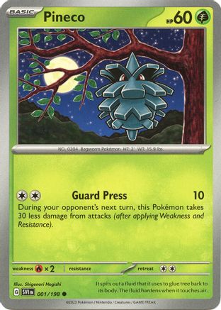 Pineco (001/198) [Scarlet & Violet: Base Set]-1