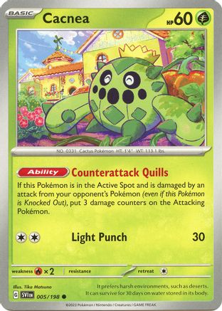 Cacnea (005/198) [Scarlet & Violet: Base Set]-1