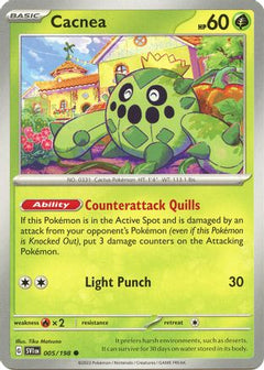 Cacnea (005/198) [Scarlet & Violet: Base Set]-1