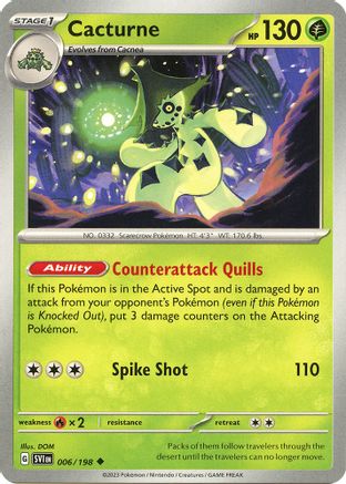 Cacturne (006/198) [Scarlet & Violet: Base Set]-1