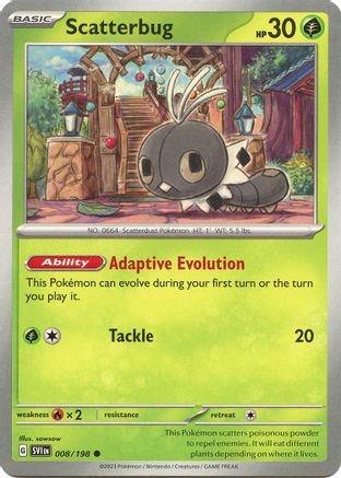 Scatterbug (008/198) [Scarlet & Violet: Base Set]-1