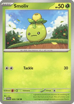 Smoliv (020/198) [Scarlet & Violet: Base Set]-1
