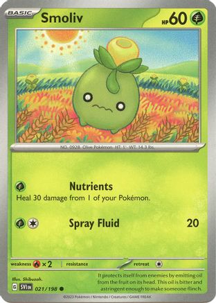 Smoliv (021/198) [Scarlet & Violet: Base Set]-1