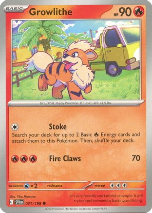 Growlithe (031/198) [Scarlet & Violet: Base Set]-1