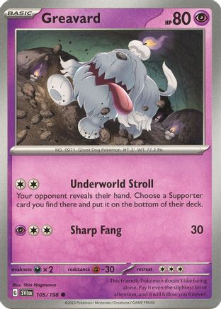 Greavard (105/198) [Scarlet & Violet: Base Set]-1