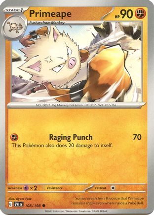 Primeape (108/198) [Scarlet & Violet: Base Set]-1