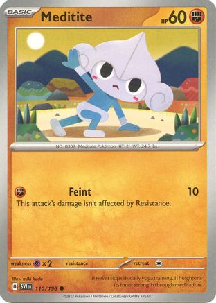 Meditite (110/198) [Scarlet & Violet: Base Set]-1