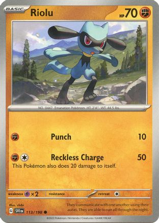 Riolu (113/198) [Scarlet & Violet: Base Set]-1