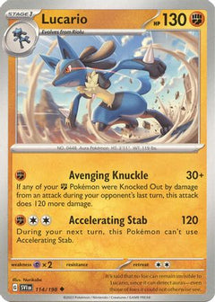 Lucario (114/198) [Scarlet & Violet: Base Set]-1