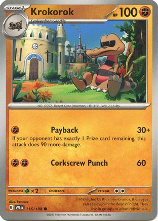 Krokorok (116/198) [Scarlet & Violet: Base Set]-1