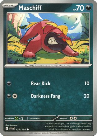 Maschiff (135/198) [Scarlet & Violet: Base Set]-1
