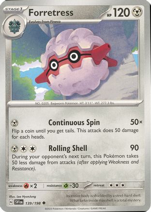 Forretress (139/198) [Scarlet & Violet: Base Set]-1