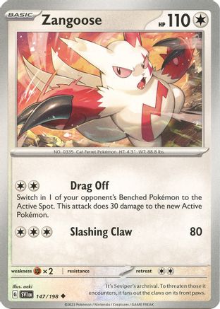 Zangoose (147/198) [Scarlet & Violet: Base Set]-1