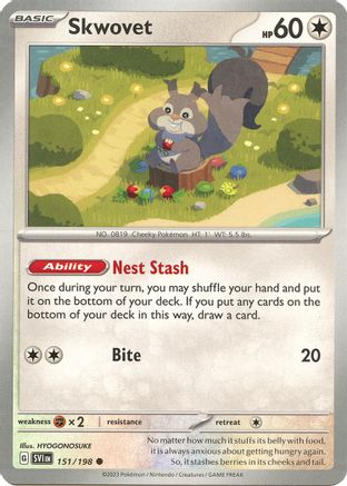 Skwovet (151/198) [Scarlet & Violet: Base Set]-1