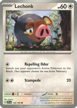 Lechonk (154/198) [Scarlet & Violet: Base Set]-1