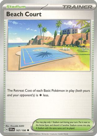 Beach Court (167/198) [Scarlet & Violet: Base Set]-1
